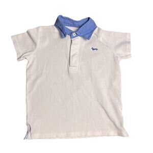 Harmont & Blaine Boys White Polo Shirt Cotton Short Sleeve Toddler 4 Years 4T